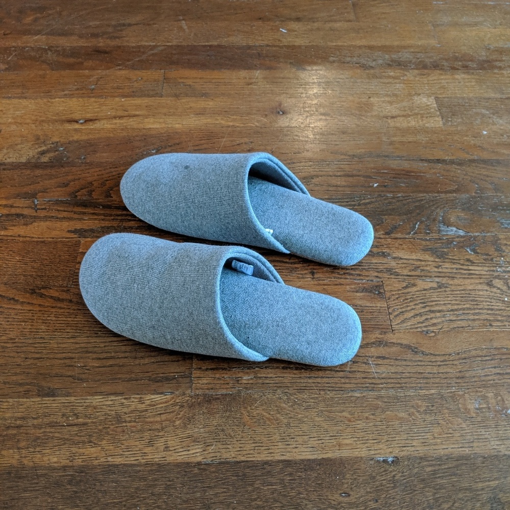Muji Slippers (Gray) - Size 7